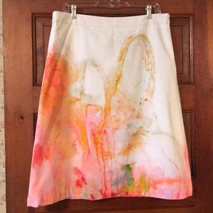 Painter’s Palette Anthropologie Skirt